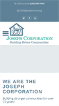 Mobile Screenshot of josephcorporation.org